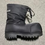 BALENCIAGA MENS Skiwear Alaska Low Boot Nylon "Black"（780561W4SA11000） - 图片 2