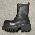 Balenciaga Men's Stomper Bootie in Black（805881WCDA01000） - 图片 2