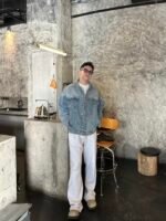 MIUMIU Denim blouson jacket（GWB195-1373-F0076-S-OOO） - 图片 14