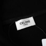 CELINE Triomphe hoodie in cotton and cashmere (2Y377450I-09ME） - 图片 15