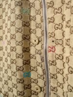 GUCCI GG canvas jacket in camel and dark brown（833305-ZAS81-2137） - 图片 5