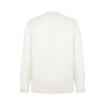 Prada Wool And Cashmere Crew-Neck Sweater With Embroidered Logo Black (UMB223-1YMW-F0002-S-211） - 图片 4