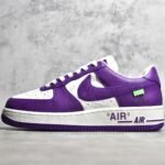 Nike Air Force 1 Low x Louis Vuitton 'purple white'（1A9V-purple+white）