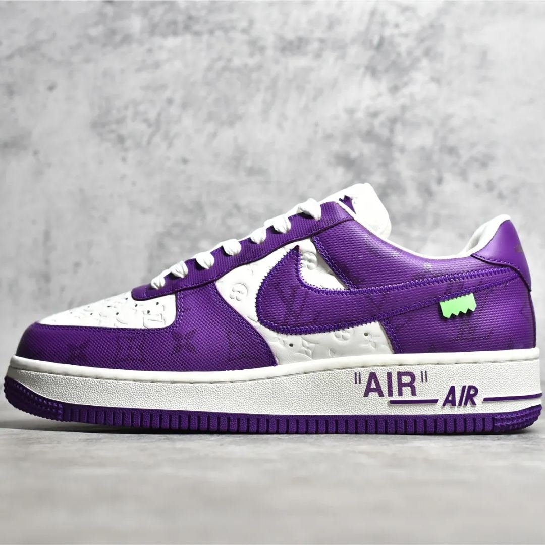 imageName1692091550365 Nike Air Force 1 Low x Louis Vuitton 'purple white'(1A9V-purple+white) - 图片 1