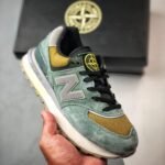 Stone Island × New Balance 574 Legacy "Green Clay"(U574LGTN)