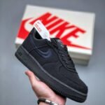Stussy × Nike Air Force 1 Low "Triple Black"（CZ9084-001） - 图片 2