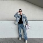 Balenciaga Inkjet Print Washed Jacket (783697THW254245-1） - 图片 11