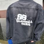Balenciaga Inkjet Print Washed Jacket (783697THW254245-2） - 图片 10
