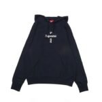 Supreme Week 15 Cross Box logo Hooded Sweatshirt Logo badge hooded sweatshirt"Black"（SUP-FW20-335）