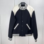 CELINE classic teddy jacket in textured woolテクスチ (2V39V896C-38NO）