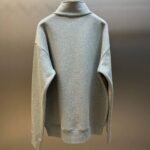 Dior Grey 'CD Icon' Half-Zip Sweatshirt（513J635A0531-C878） - 图片 2