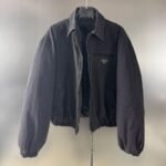 PRADA Padded Denim Bomber Jacket (GEB268-142D-F0631-S-OOO） - 图片 3