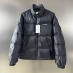 CELINE Triomphe down jacket in nylon jacquard (2W31A795W-38NO）