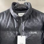 CELINE Triomphe down jacket in nylon jacquard (2W31A795W-38NO） - 图片 2