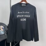 Acne Studios Logo T-shirt - Relaxed fit (CL0197-DC6）