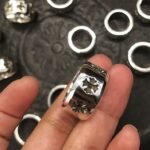 Chrome hearts wide concave cross ring（CHROME HEARTS 296）