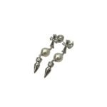 Chrome hearts xmikimoto joint cross bullet tassel earrings（CHROME HEARTS 318）