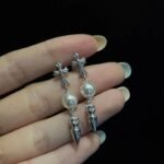 Chrome hearts xmikimoto joint cross bullet tassel earrings（CHROME HEARTS 318） - 图片 3