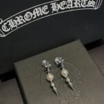 Chrome hearts xmikimoto joint cross bullet tassel earrings（CHROME HEARTS 318） - 图片 4