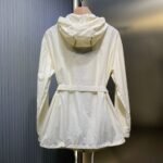 PRADA Ivory Technical Pongé Blouson Jacket（292255-16NA-白色-S-OOO） - 图片 2