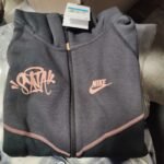 Nike x Central Cee Tech Fleece Windrunner "Black/Anthracite"（HQ3748-010） - 图片 10