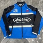 Adidas RACING V-DAY PLEATHER JACKET（JM8032）