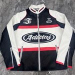Adidas RACING V-DAY PLEATHER JACKET（JM8032） - 图片 2