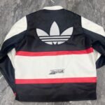 Adidas RACING V-DAY PLEATHER JACKET（JM8032） - 图片 4