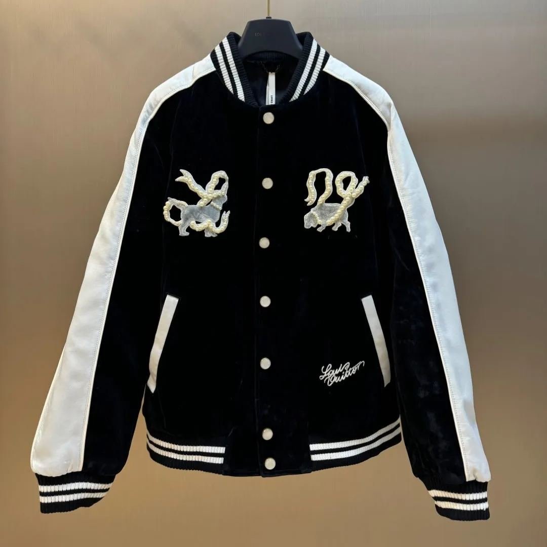 imageName1747623655630 Louis Vuitton Denim velvet souvenir jacket(1AGIMF) - 图片 1