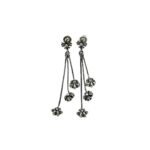 Chrome Hearts Cross Tassel Stud Earrings（CHROME HEARTS 352）