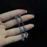 Chrome Hearts Cross Tassel Stud Earrings（CHROME HEARTS 352） - 图片 3