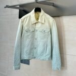 Louis Vuitton Men's Damier Gradient Jacquard Denim Jacket（1AGTET）