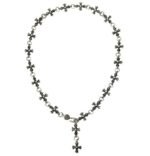 Chrome Hearts Cross Necklace（CHROME HEARTS 388）