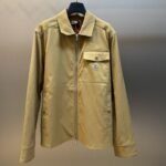 MONCLER Navy Blue Cotton Gabardine Zip-Up Shirt Jacket（J10912F0000257448781） - 图片 2