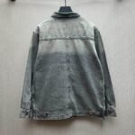 PRADA Denim Jackets Men Gray (GEB231-13B4-F01AY-S-232） - 图片 2