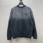 PRADA garment-dyed cotton (UJL26A-13BG-F0002）