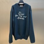 DIOR Logo Intarsia Crewneck Knit Sweater（583M618A3003-C570） - 图片 2