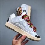 LANVIN Leather Curve White Black Gum（FW-SKDK02-DRAG-A2100）