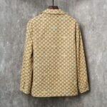 GUCCI GG canvas jacket in camel and dark brown（833305-ZAS81-2137） - 图片 2
