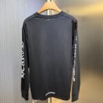 CHROME HEARTS neck logo T-shirt black x white (CH-066） - 图片 3