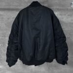 Balenciaga Bomber Jacket Large Fit in Dark Purple （839122TOO045441） - 图片 4
