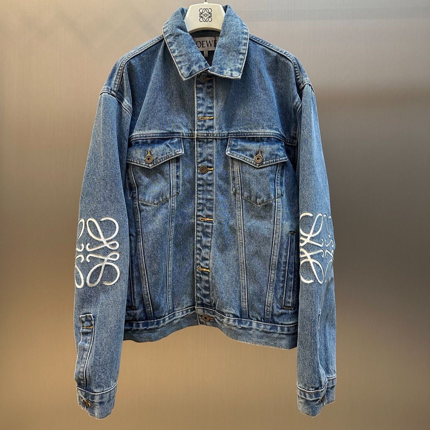 imageName1753947862193 Loewe Anagram jacket in denim Blue(H526Y50W25-5475) - 图片 1