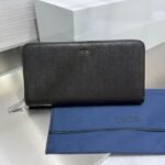 Dior Zipped Long Wallet Black Dior Oblique Galaxy（2ESBC252VPD-H03E）
