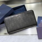 Dior Zipped Long Wallet Black Dior Oblique Galaxy（2ESBC252VPD-H03E） - 图片 2
