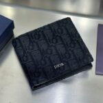 DIOR Logo folding wallet（2OBBC027YSE-H05E）