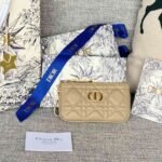 Dior Cannage Key Ring Coin Case Black（S5158UWHC-M900） - 图片 2