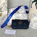 Dior Cannage Key Ring Coin Case Black（S5158UWHC-M900） - 图片 3