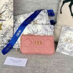 Dior Cannage Key Ring Coin Case Black（S5158UWHC-M900） - 图片 5