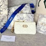 Dior Cannage Key Ring Coin Case Black（S5158UWHC-M900） - 图片 7