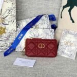 Dior Cannage Key Ring Coin Case Black（S5158UWHC-M900） - 图片 8